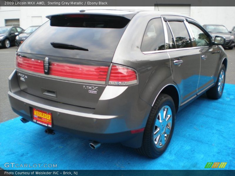 Sterling Grey Metallic / Ebony Black 2009 Lincoln MKX AWD