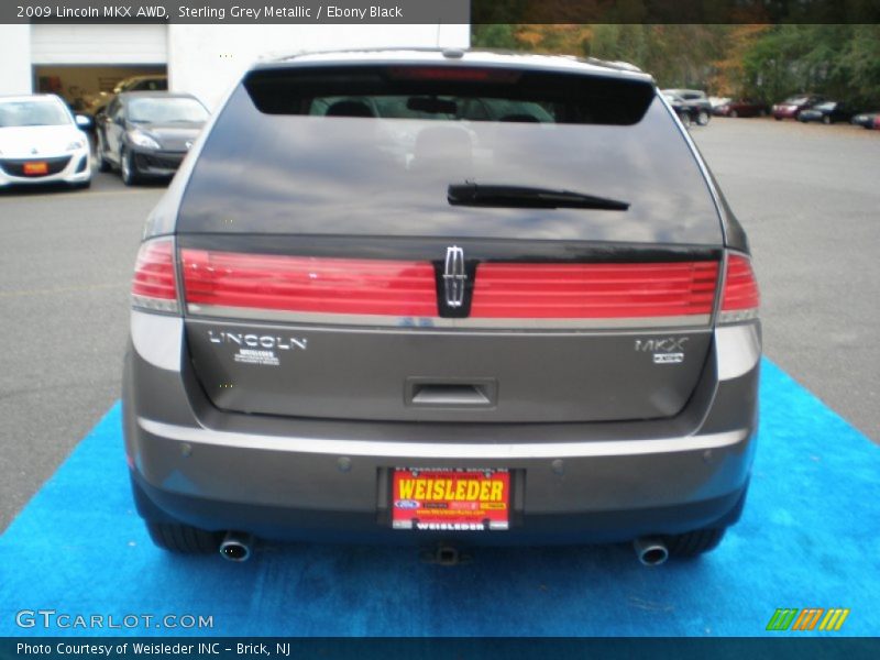 Sterling Grey Metallic / Ebony Black 2009 Lincoln MKX AWD