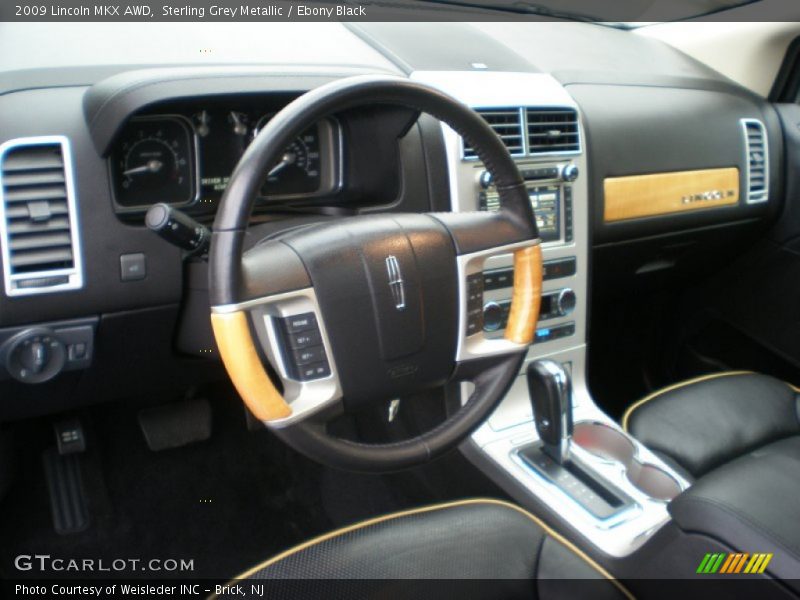 Sterling Grey Metallic / Ebony Black 2009 Lincoln MKX AWD