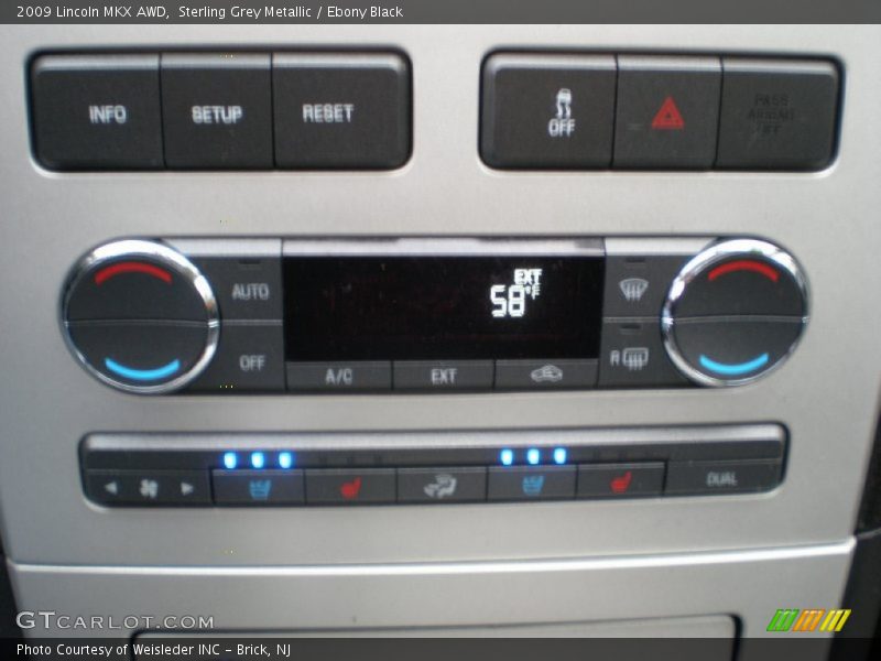 Controls of 2009 MKX AWD