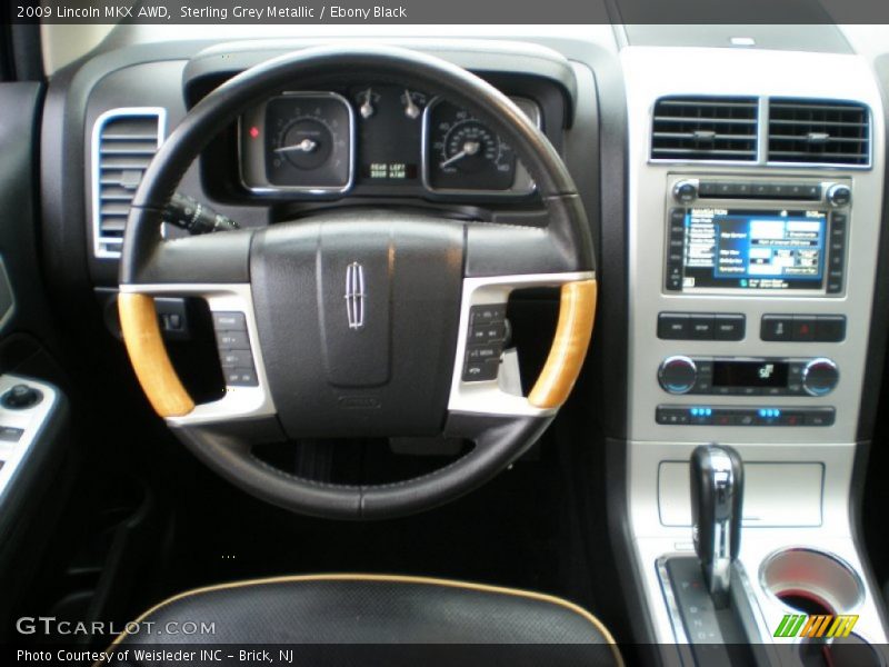 Dashboard of 2009 MKX AWD
