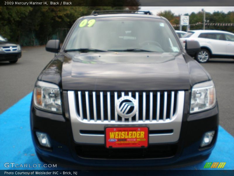 Black / Black 2009 Mercury Mariner I4