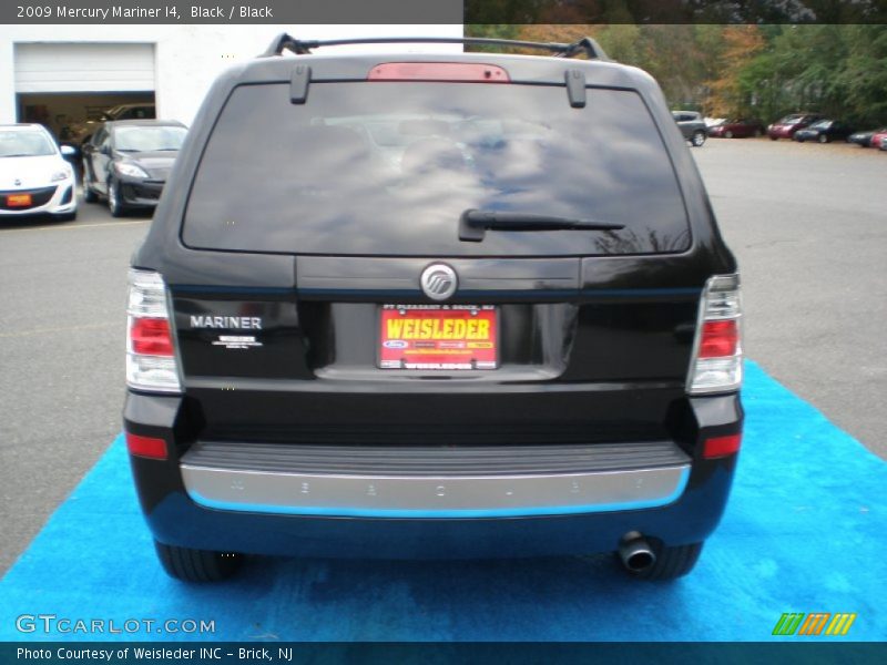 Black / Black 2009 Mercury Mariner I4