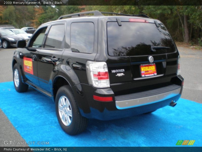 Black / Black 2009 Mercury Mariner I4