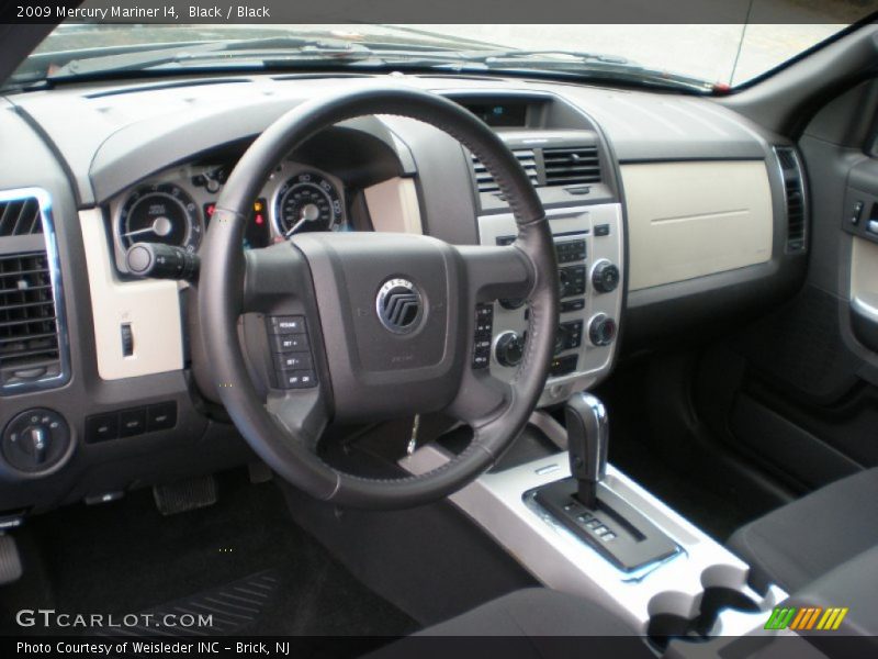  2009 Mariner I4 Black Interior