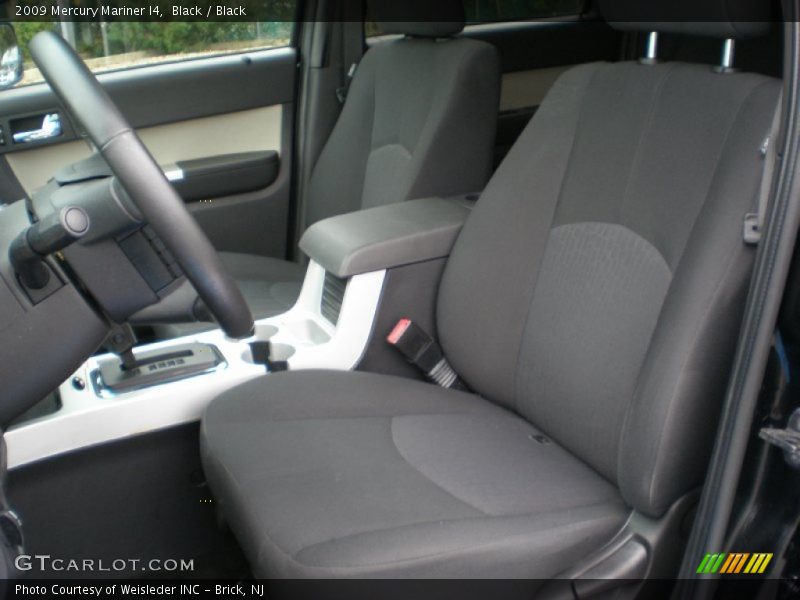 Black / Black 2009 Mercury Mariner I4