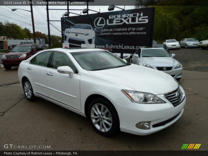 Starfire White Pearl / Parchment 2010 Lexus ES 350