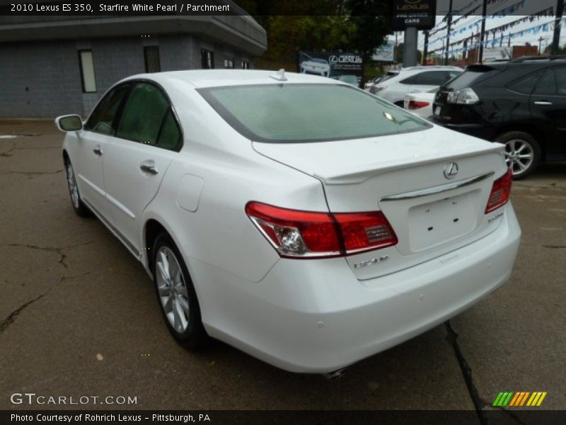 Starfire White Pearl / Parchment 2010 Lexus ES 350