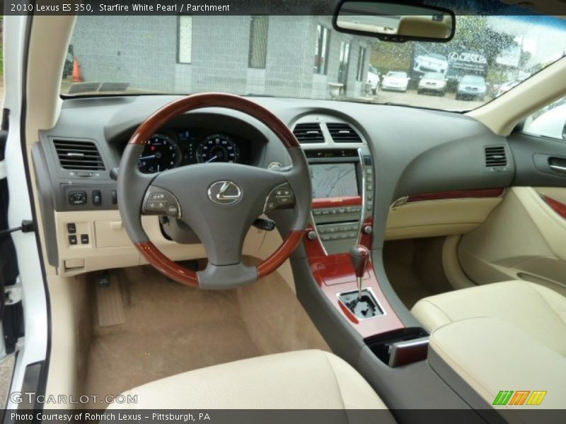 Starfire White Pearl / Parchment 2010 Lexus ES 350