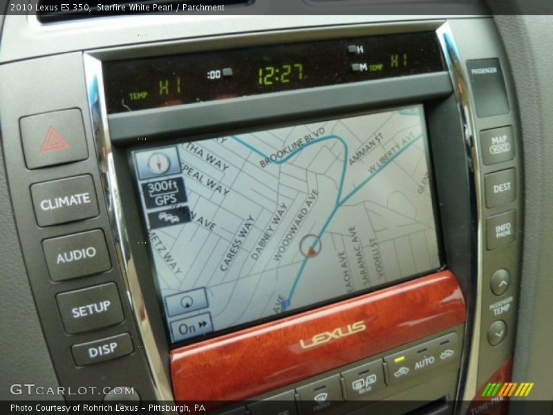 Starfire White Pearl / Parchment 2010 Lexus ES 350