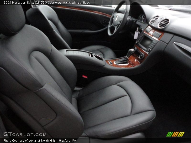  2009 CLK 550 Cabriolet Black Interior