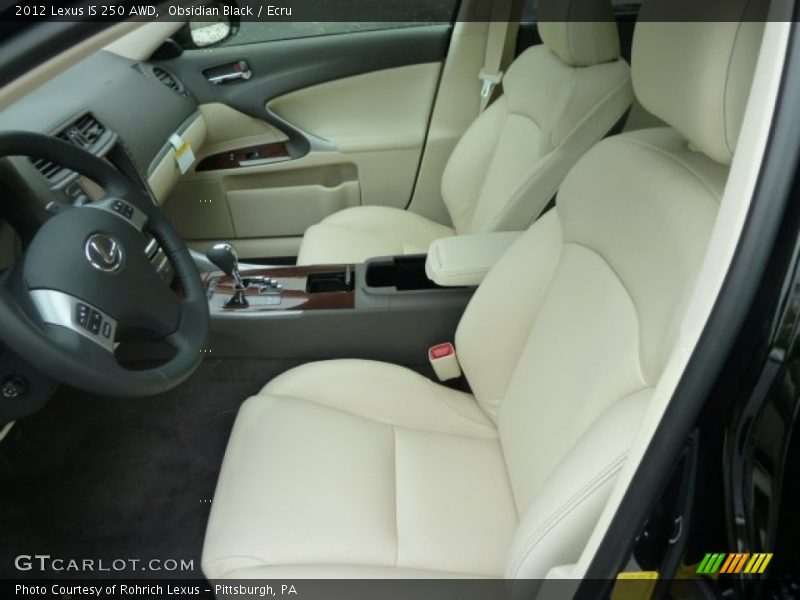  2012 IS 250 AWD Ecru Interior