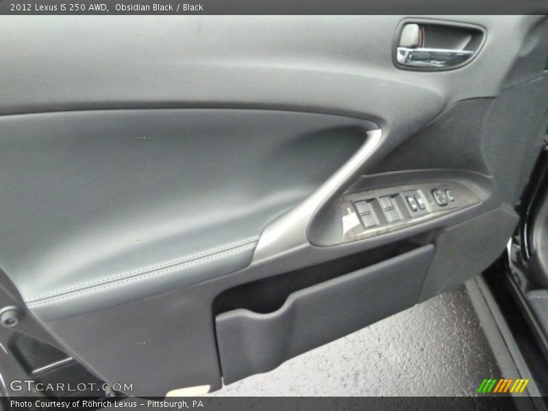 Obsidian Black / Black 2012 Lexus IS 250 AWD