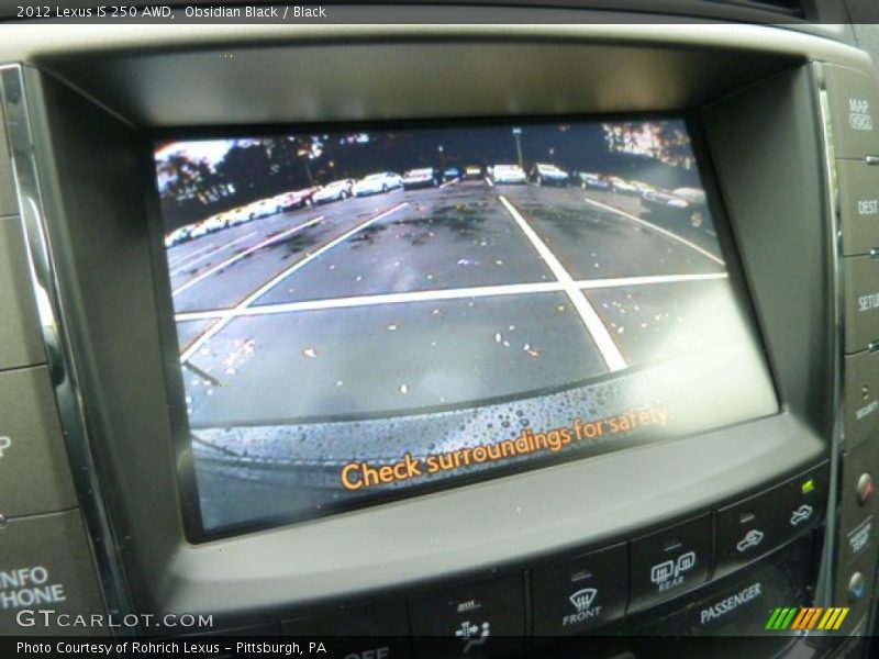 Obsidian Black / Black 2012 Lexus IS 250 AWD