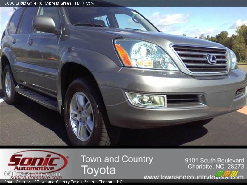 Cypress Green Pearl / Ivory 2006 Lexus GX 470