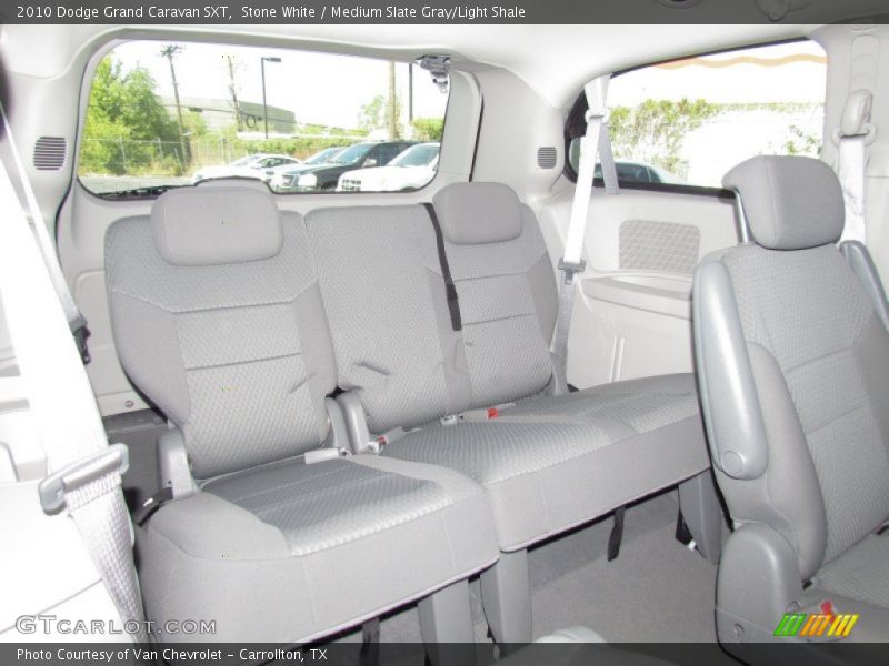 Stone White / Medium Slate Gray/Light Shale 2010 Dodge Grand Caravan SXT