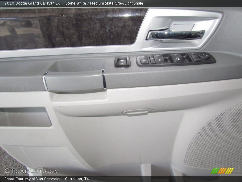 Stone White / Medium Slate Gray/Light Shale 2010 Dodge Grand Caravan SXT