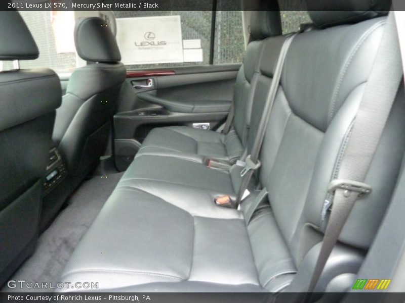 Mercury Silver Metallic / Black 2011 Lexus LX 570