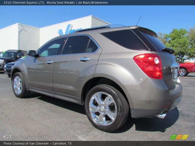 Mocha Steel Metallic / Jet Black/Brownstone 2010 Chevrolet Equinox LTZ