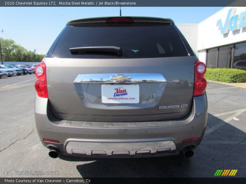 Mocha Steel Metallic / Jet Black/Brownstone 2010 Chevrolet Equinox LTZ