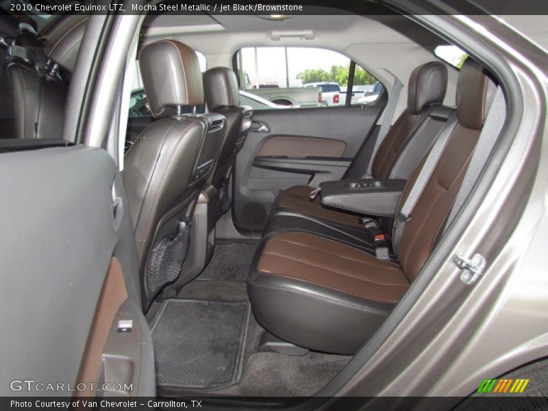 Mocha Steel Metallic / Jet Black/Brownstone 2010 Chevrolet Equinox LTZ
