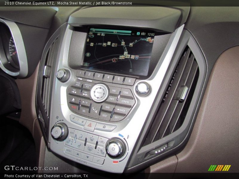 Mocha Steel Metallic / Jet Black/Brownstone 2010 Chevrolet Equinox LTZ