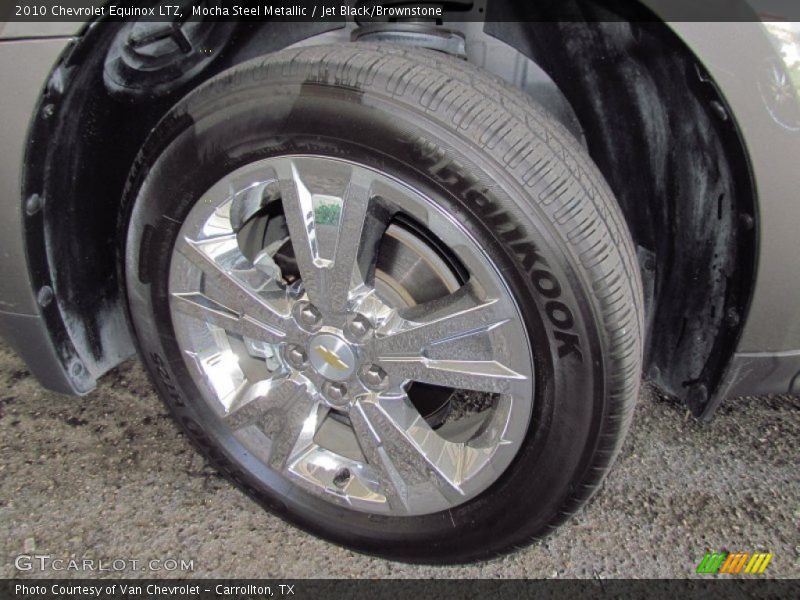 Mocha Steel Metallic / Jet Black/Brownstone 2010 Chevrolet Equinox LTZ