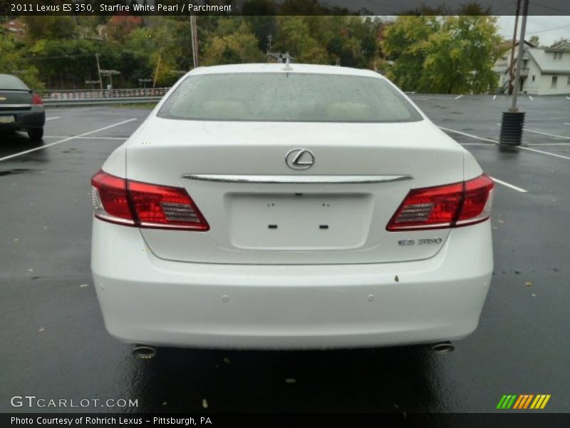 Starfire White Pearl / Parchment 2011 Lexus ES 350