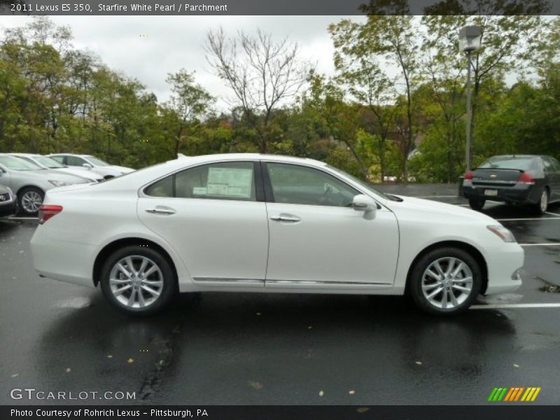 Starfire White Pearl / Parchment 2011 Lexus ES 350
