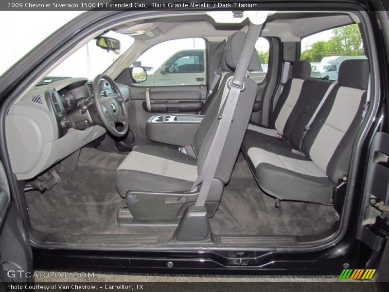 2009 Silverado 1500 LS Extended Cab Dark Titanium Interior