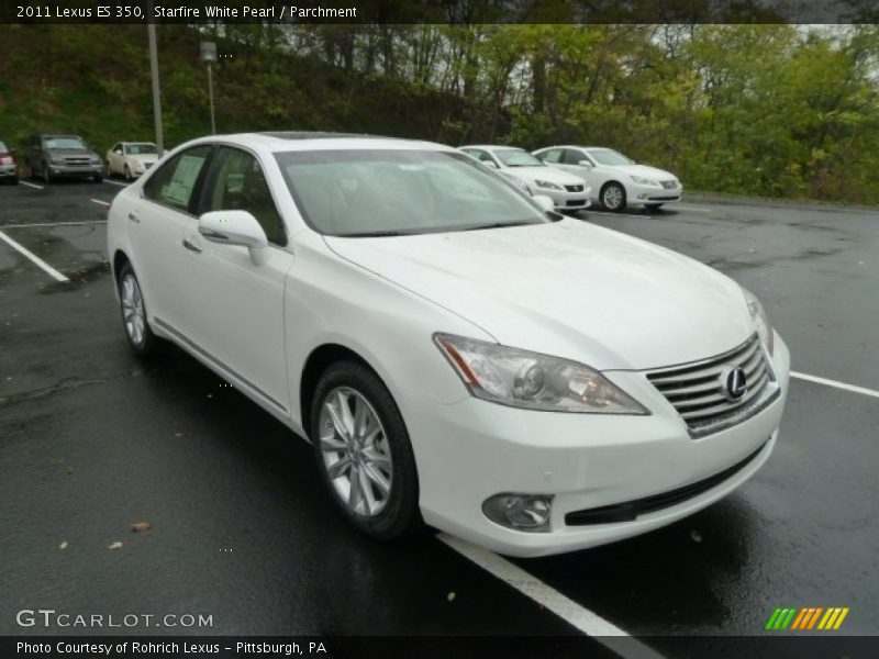 Starfire White Pearl / Parchment 2011 Lexus ES 350
