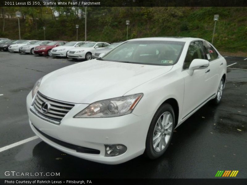 Starfire White Pearl / Parchment 2011 Lexus ES 350