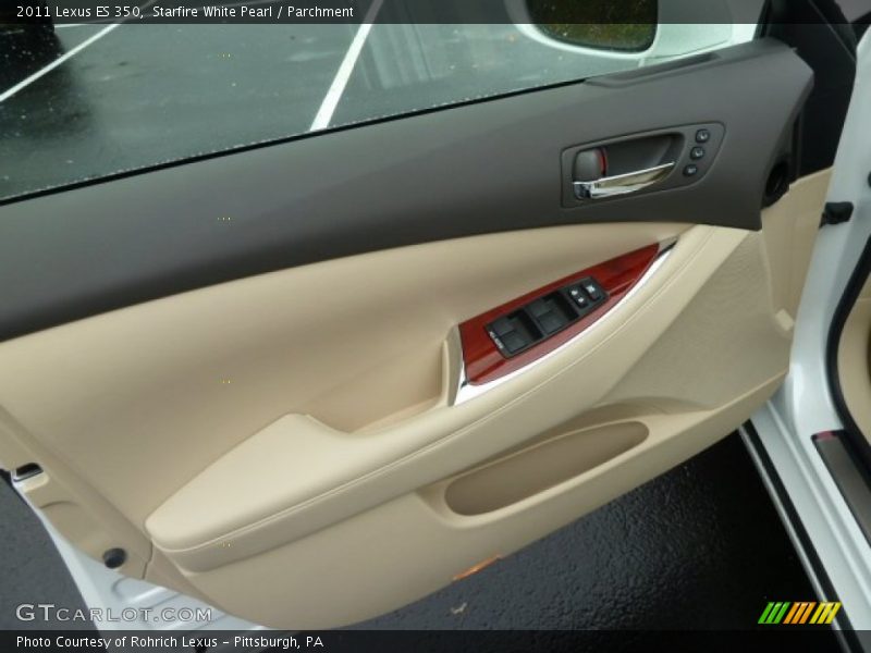 Starfire White Pearl / Parchment 2011 Lexus ES 350