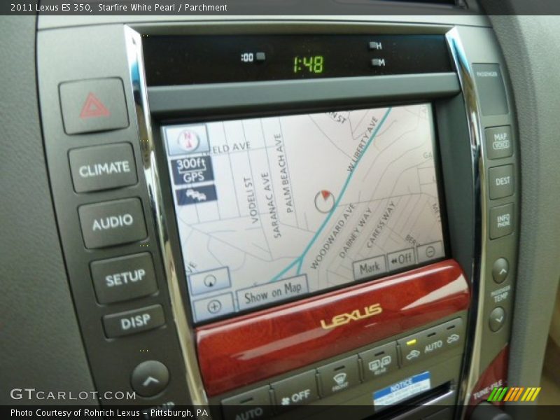 Starfire White Pearl / Parchment 2011 Lexus ES 350