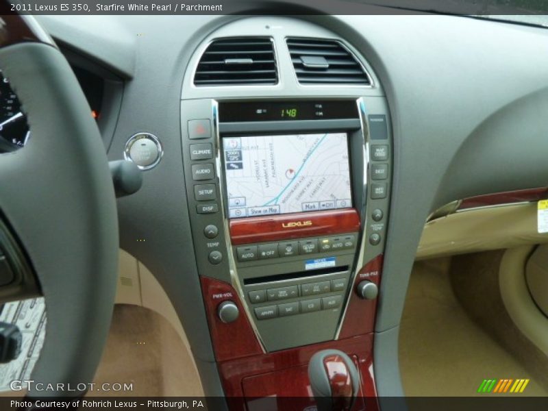 Starfire White Pearl / Parchment 2011 Lexus ES 350