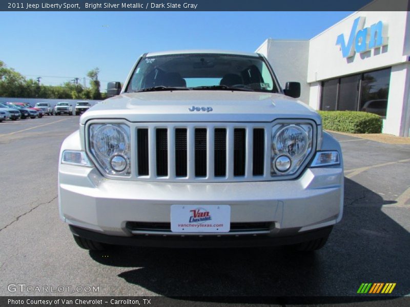 Bright Silver Metallic / Dark Slate Gray 2011 Jeep Liberty Sport