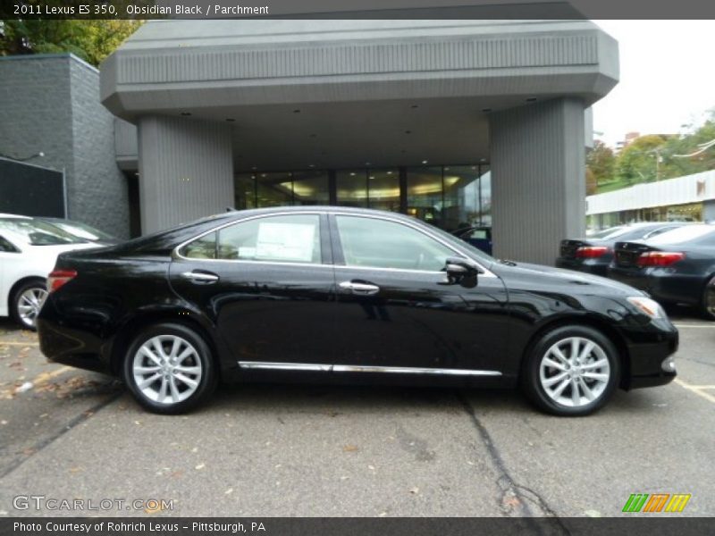 Obsidian Black / Parchment 2011 Lexus ES 350