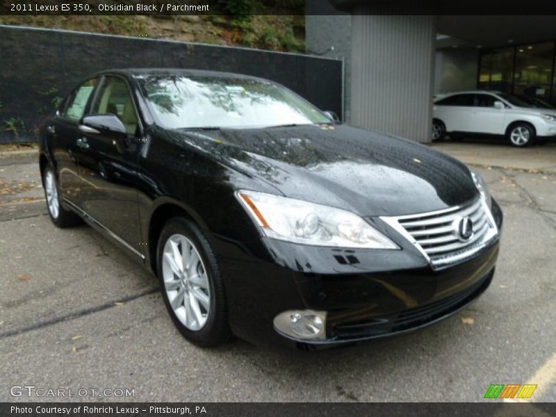 Obsidian Black / Parchment 2011 Lexus ES 350