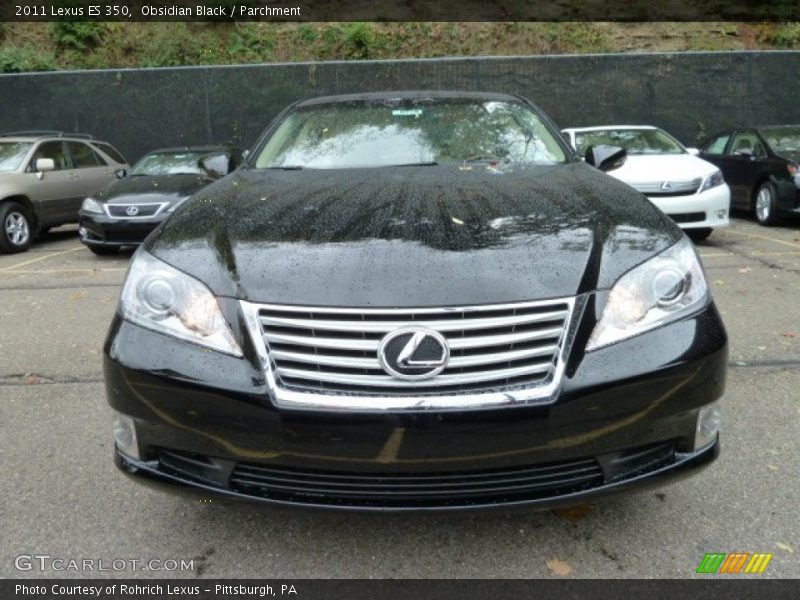 Obsidian Black / Parchment 2011 Lexus ES 350