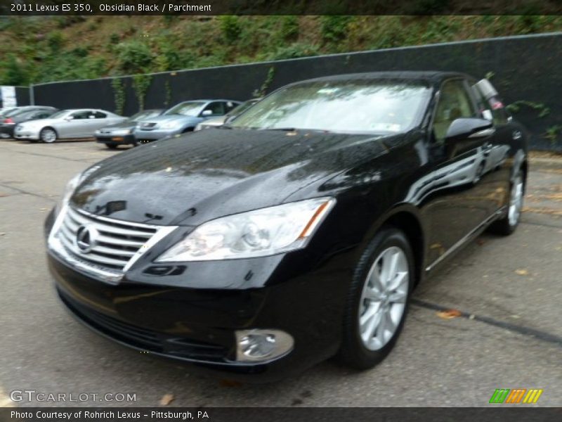 Obsidian Black / Parchment 2011 Lexus ES 350