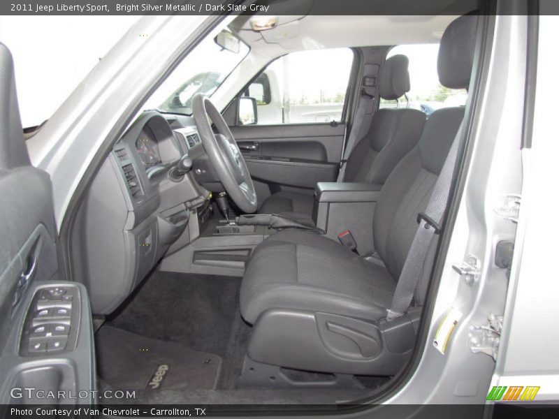 Bright Silver Metallic / Dark Slate Gray 2011 Jeep Liberty Sport