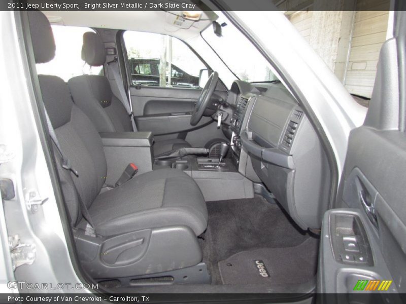 Bright Silver Metallic / Dark Slate Gray 2011 Jeep Liberty Sport