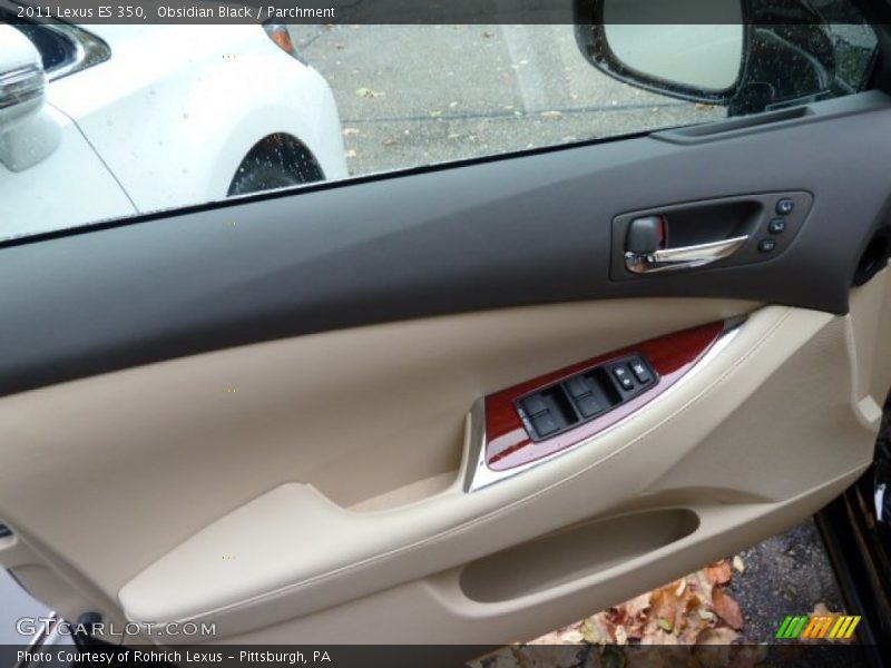 Obsidian Black / Parchment 2011 Lexus ES 350