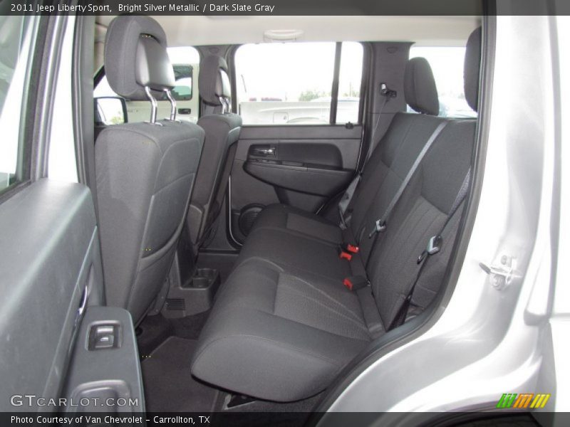 Bright Silver Metallic / Dark Slate Gray 2011 Jeep Liberty Sport