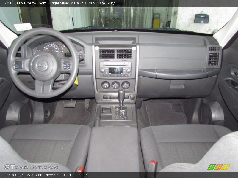 Bright Silver Metallic / Dark Slate Gray 2011 Jeep Liberty Sport
