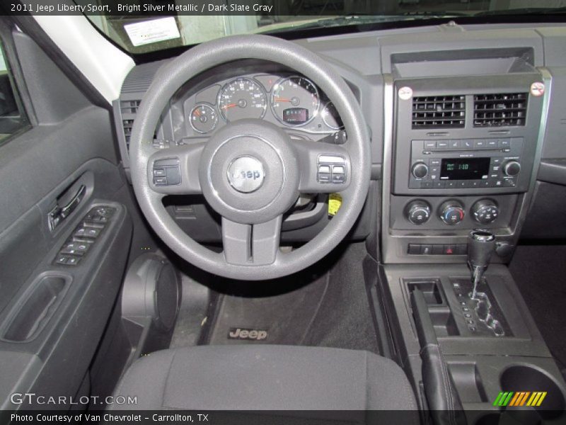 Bright Silver Metallic / Dark Slate Gray 2011 Jeep Liberty Sport