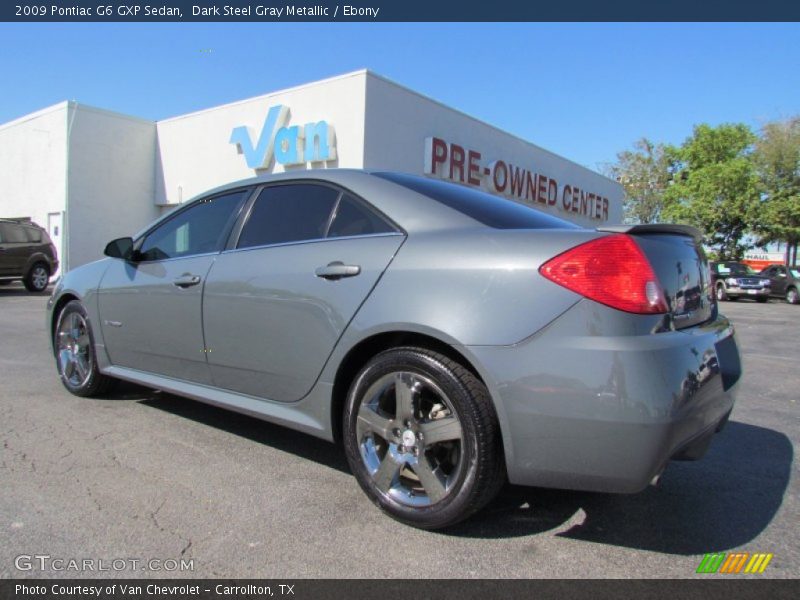 Dark Steel Gray Metallic / Ebony 2009 Pontiac G6 GXP Sedan