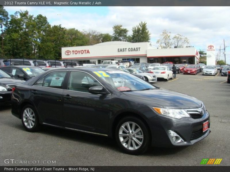 Magnetic Gray Metallic / Ash 2012 Toyota Camry XLE V6