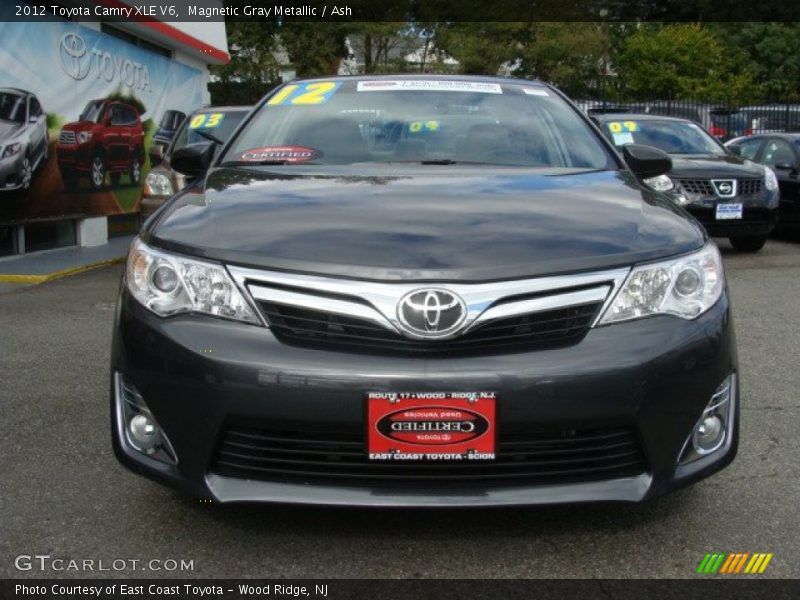 Magnetic Gray Metallic / Ash 2012 Toyota Camry XLE V6