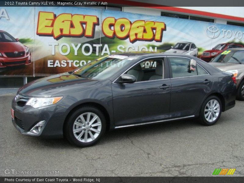 Magnetic Gray Metallic / Ash 2012 Toyota Camry XLE V6